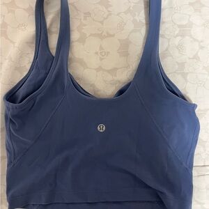 Blue lululemon align top